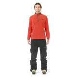WEAVY 1/4 GRID FLEECE __color:Fiery_Red#14
