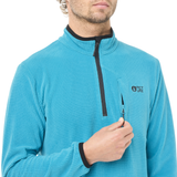 WEAVY 1/4 GRID FLEECE __color:Capri_Breeze#9