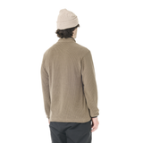 WEAVY 1/4 GRID FLEECE __color:Shitake#23