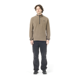WEAVY 1/4 GRID FLEECE __color:Shitake#25