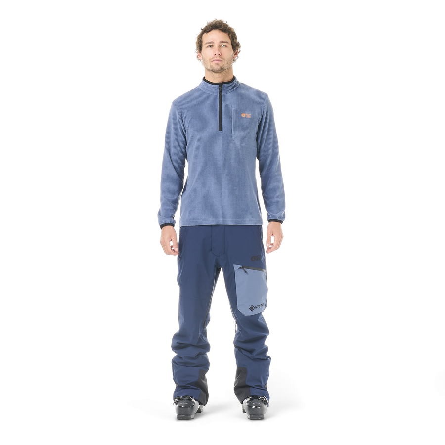 WEAVY 1/4 GRID FLEECE __color:Vintage_Indigo#29