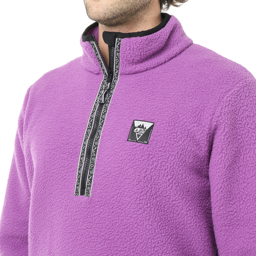 KIMAG 1/4 ZIP FLEECE __color:Bright_Magenta#10