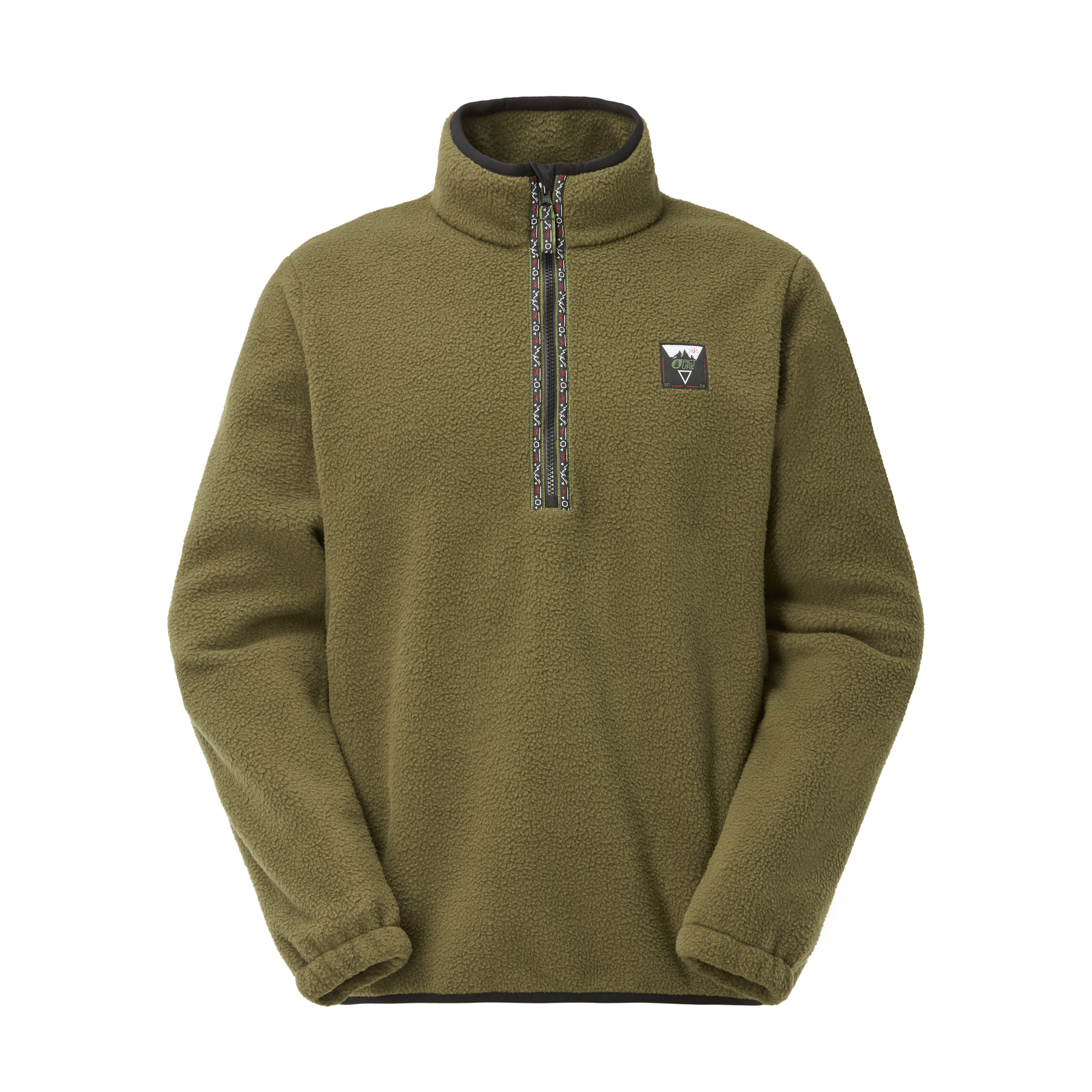 KIMAG 1/4 ZIP FLEECE __color:Tobacco#27