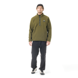KIMAG 1/4 ZIP FLEECE __color:Tobacco#23