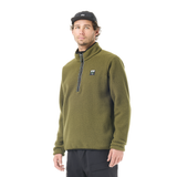 KIMAG 1/4 ZIP FLEECE __color:Tobacco#22