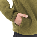 KIMAG 1/4 ZIP FLEECE __color:Tobacco#26
