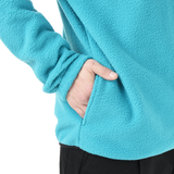 KIMAG 1/4 ZIP FLEECE __color:Capri_Breeze#17