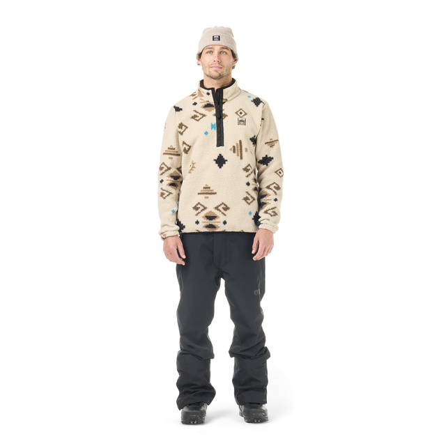 KIMAG PRINTED 1/4 FLEECE __color:Emeral_Print#2