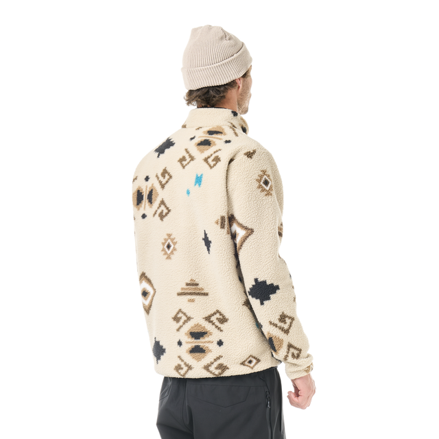 KIMAG PRINTED 1/4 FLEECE __color:Emeral_Print#4