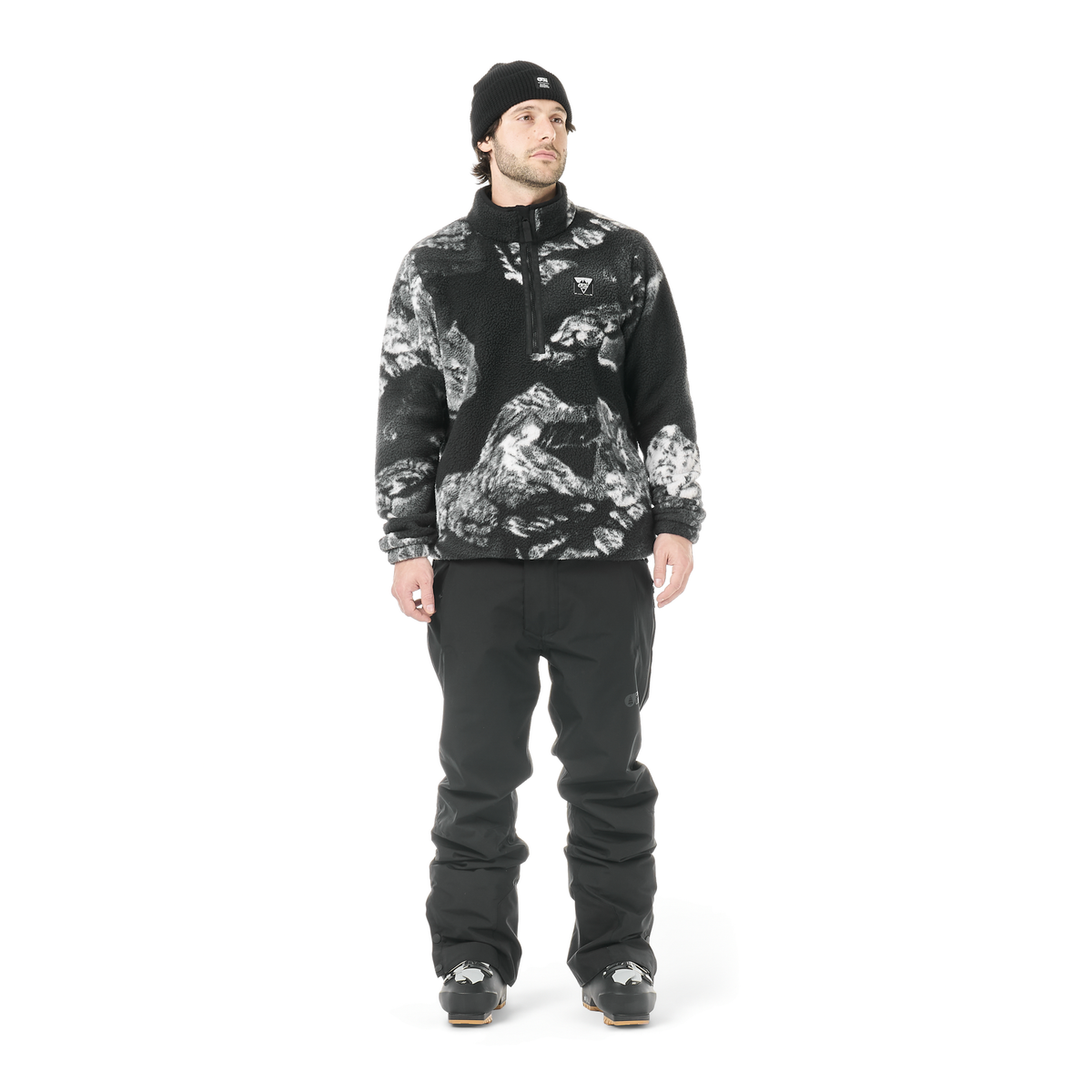 KIMAG PRINTED 1/4 FLEECE __color:Ridding_Spot_Print#13