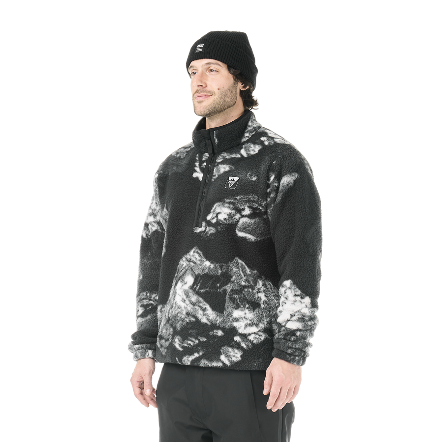 KIMAG PRINTED 1/4 FLEECE __color:Ridding_Spot_Print#12