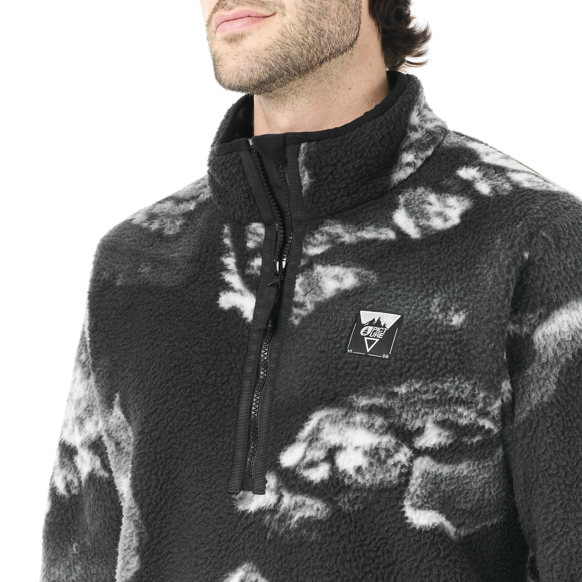 KIMAG PRINTED 1/4 FLEECE __color:Ridding_Spot_Print#17