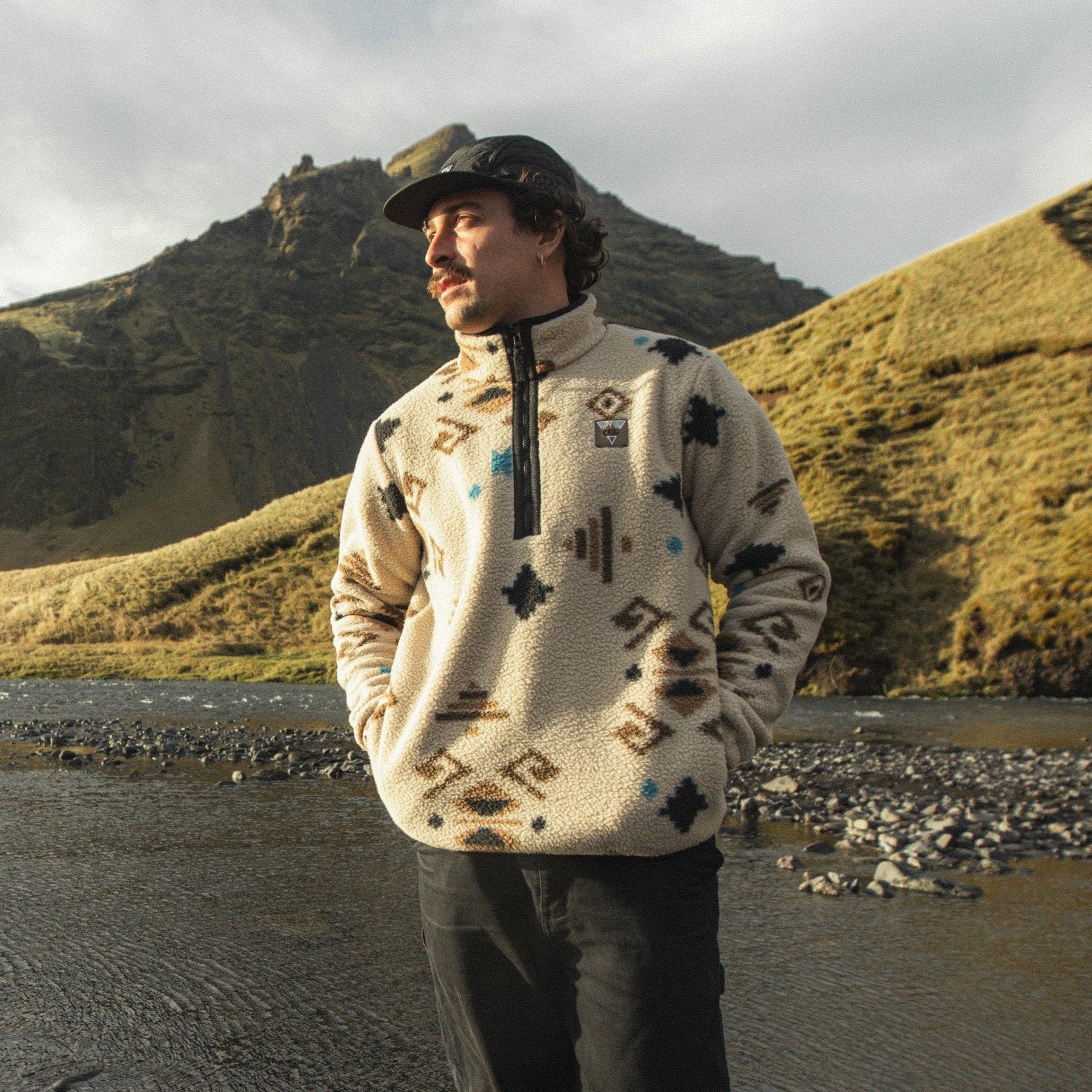 KIMAG PRINTED 1/4 FLEECE