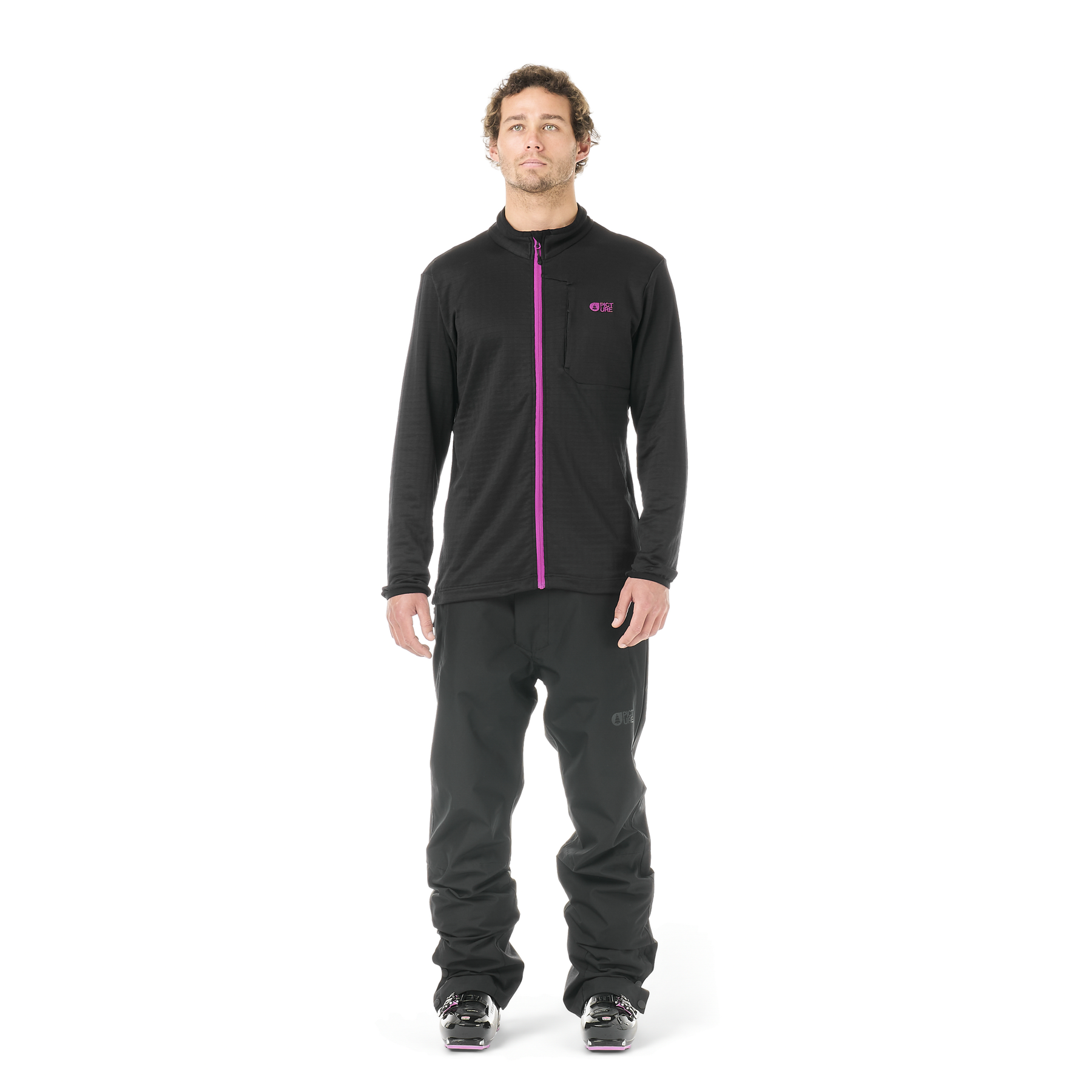 BAKE GRID FZ JKT __color:Black#1