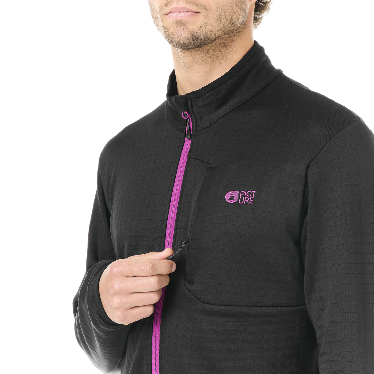 BAKE GRID FZ JKT __color:Black#3