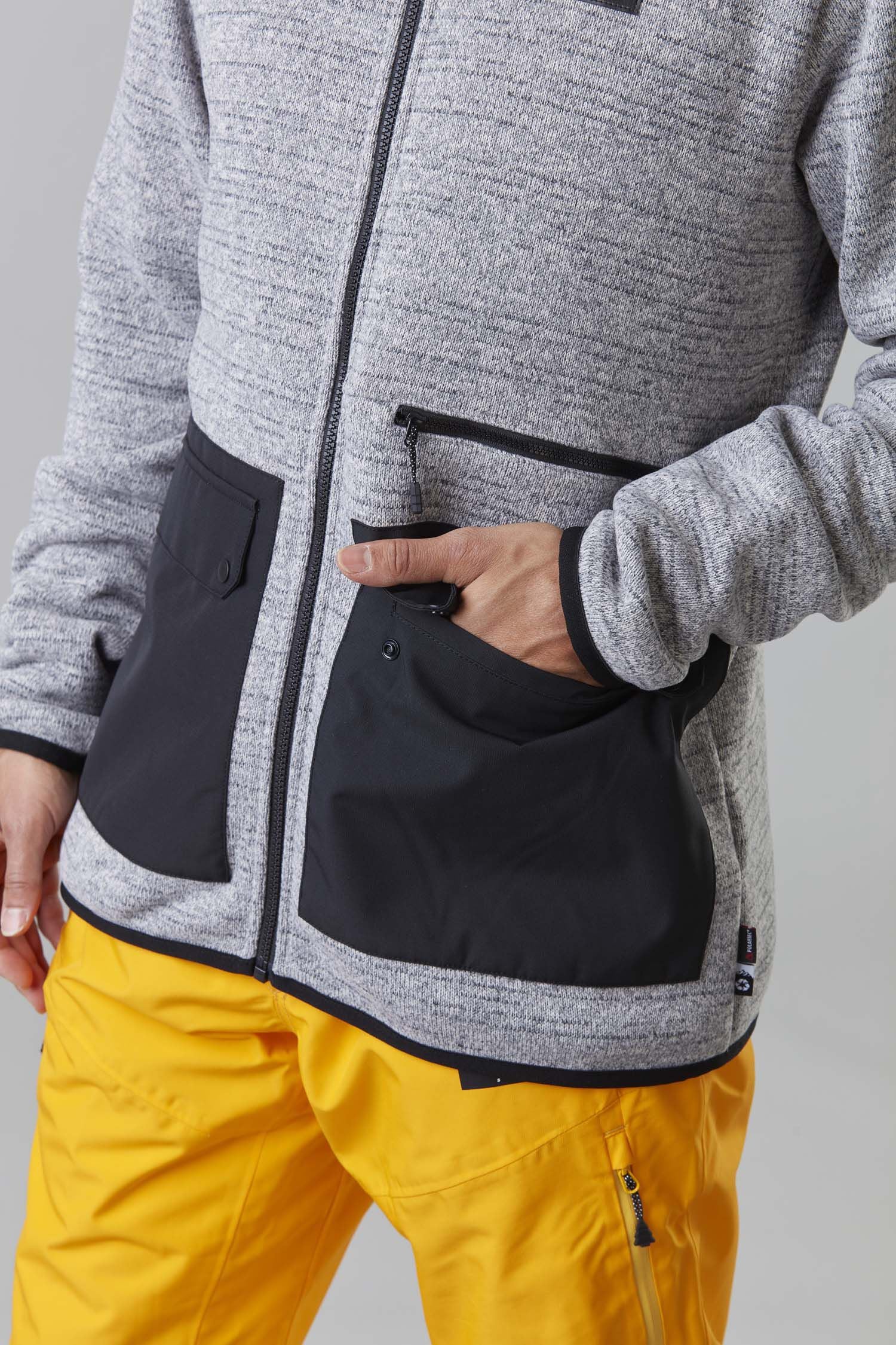 AMBROZE FLEECE __color:Grey_Melange#31