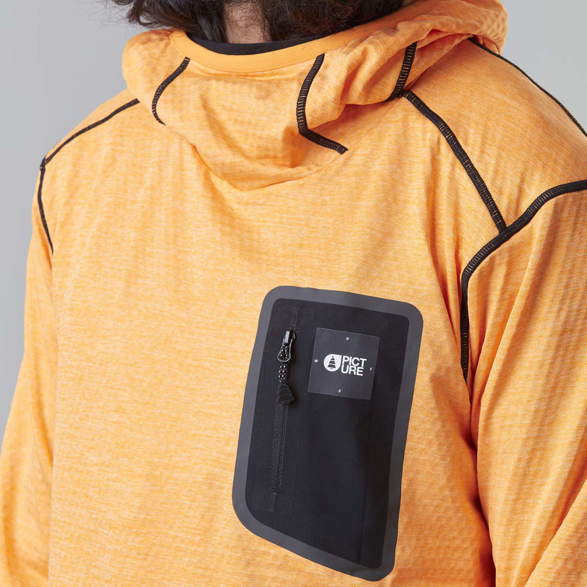 BAKE GRID STORM HOODIE __color:Yellow#17