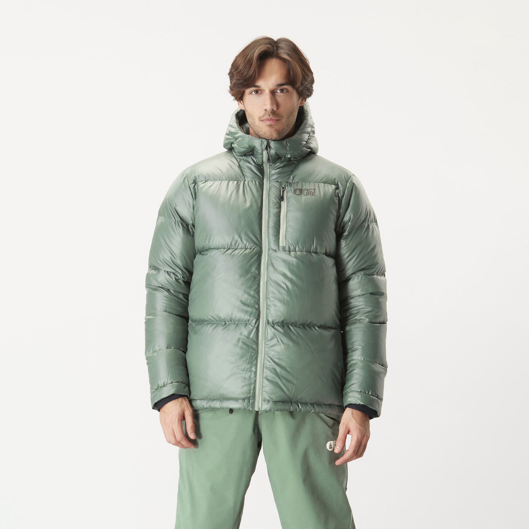 HI PUFF DOWN JKT __color:Laurel_Wreath#7