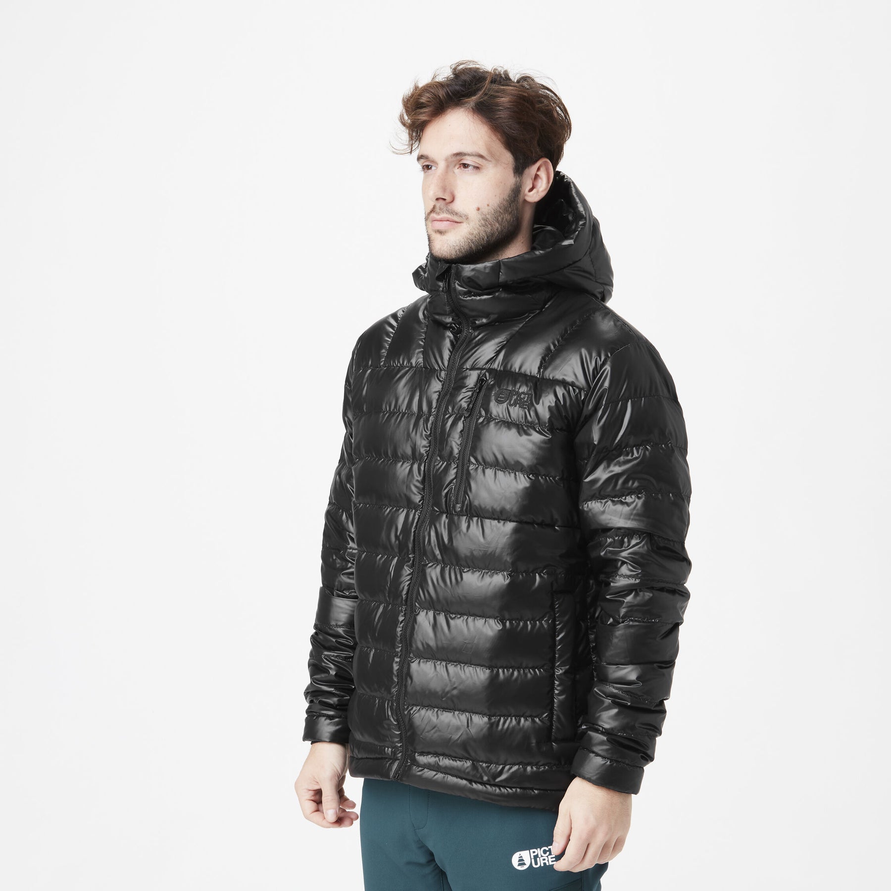 MID PUFF DOWN JKT __color:Black#8