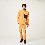 MATHEW 1/4 TECH FLEECE __color:Spruce_yellow#8