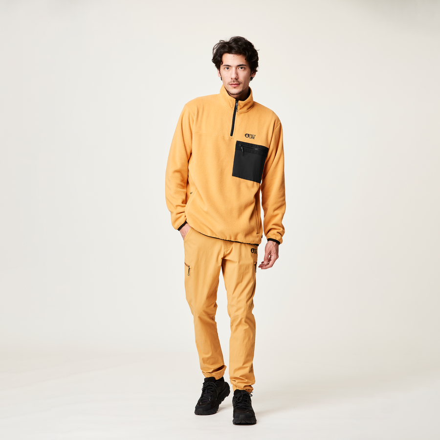 MATHEW 1/4 TECH FLEECE __color:Spruce_yellow#8
