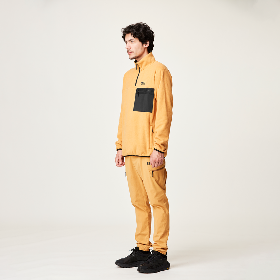 MATHEW 1/4 TECH FLEECE __color:Spruce_yellow#10