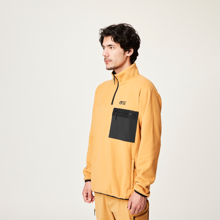 MATHEW 1/4 TECH FLEECE __color:Spruce_yellow#11
