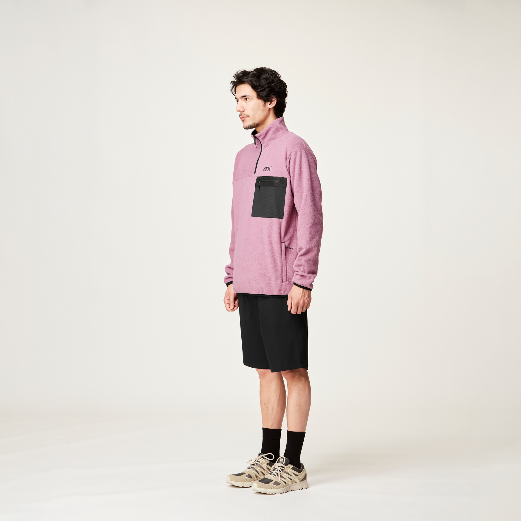 MATHEW 1/4 TECH FLEECE __color:Grapeade#2
