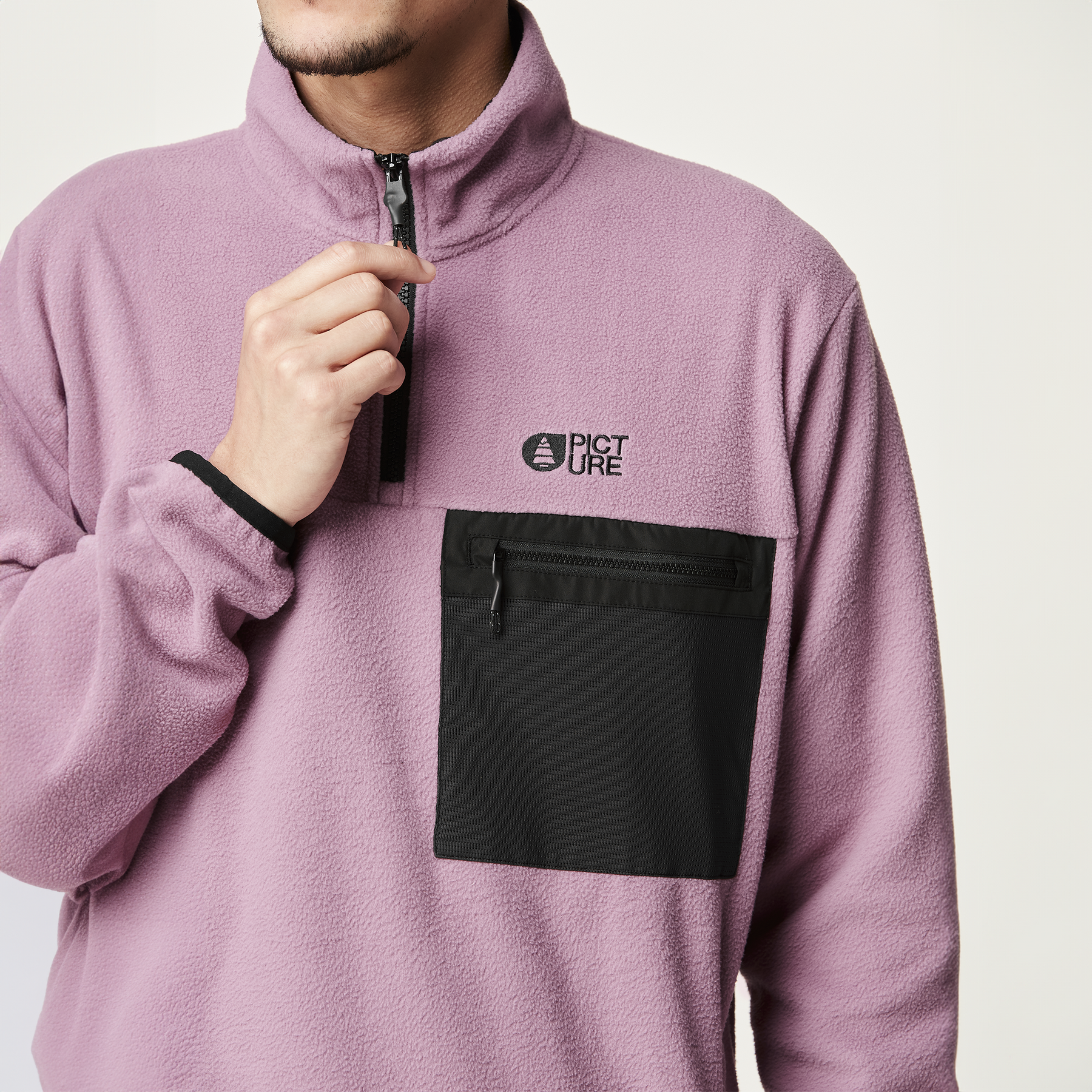 MATHEW 1/4 TECH FLEECE __color:Grapeade#5