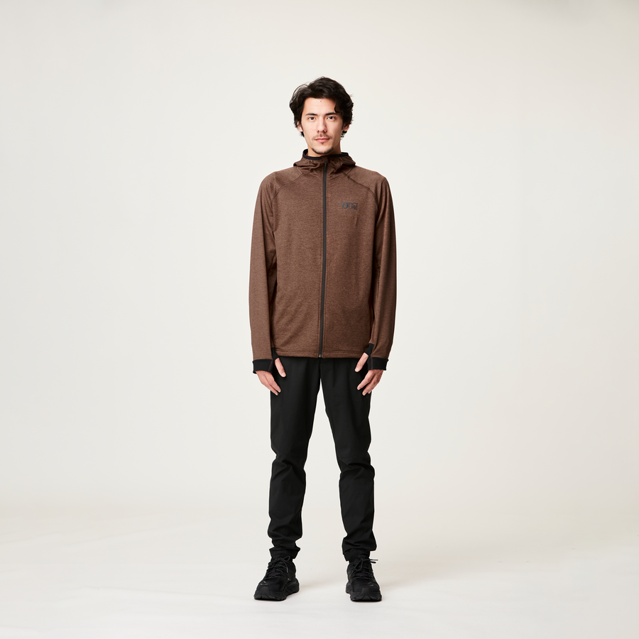 SHARI FZ TECH HOODIE __color:Potting_soil#8