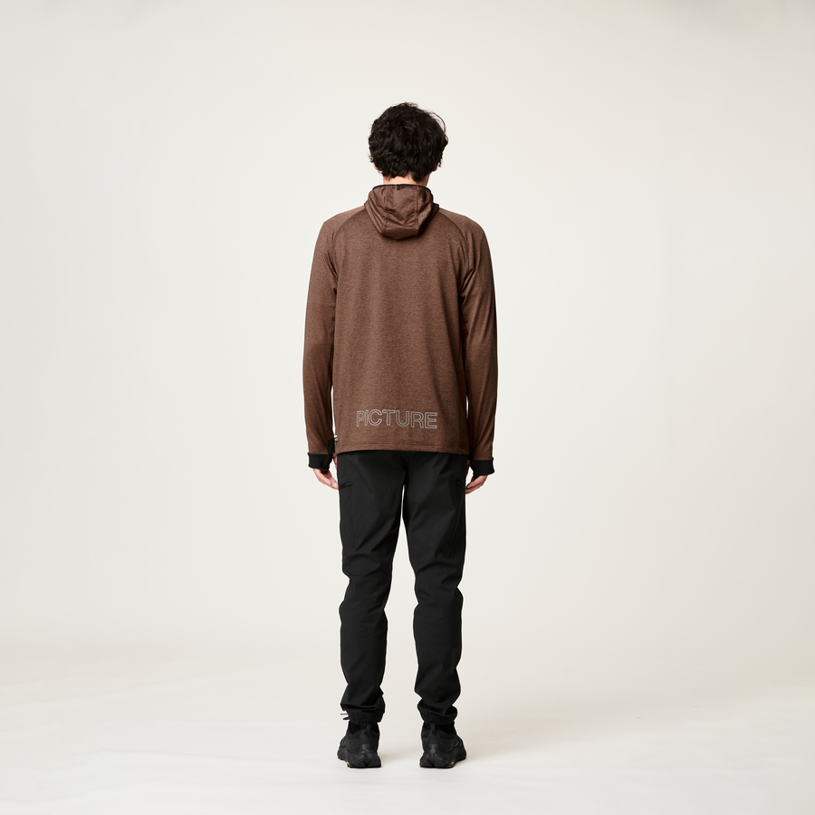 SHARI FZ TECH HOODIE __color:Potting_soil#9