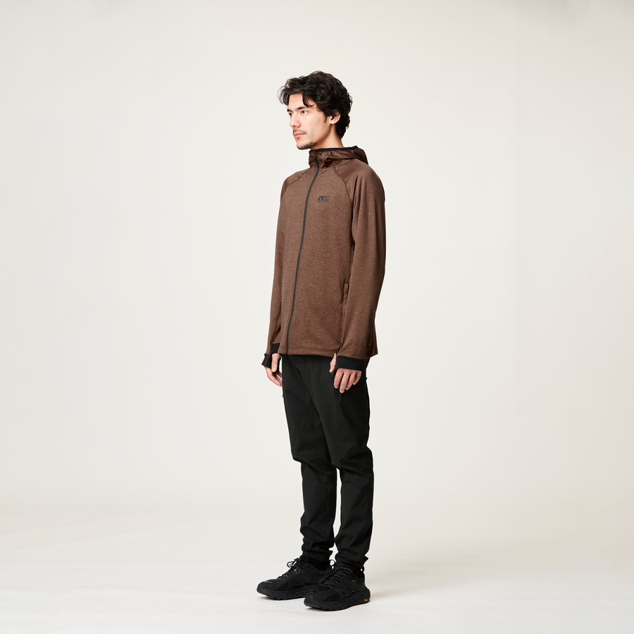 SHARI FZ TECH HOODIE __color:Potting_soil#10