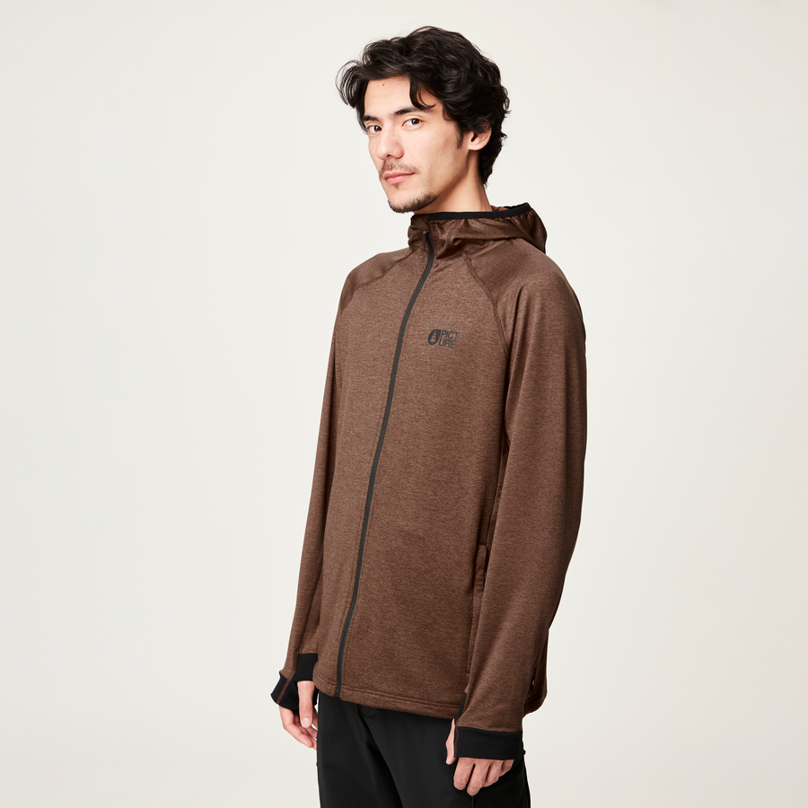 SHARI FZ TECH HOODIE __color:Potting_soil#11