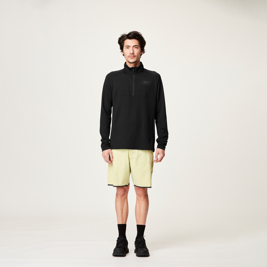 HAUPREK 1/4 TECH FLEECE __color:Black#8