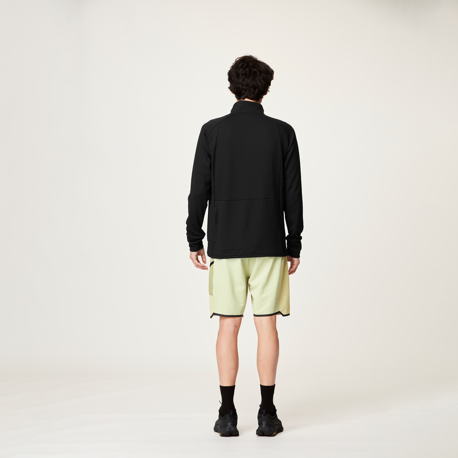 HAUPREK 1/4 TECH FLEECE __color:Black#9