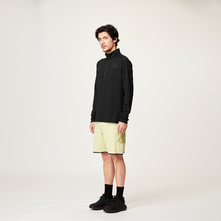 HAUPREK 1/4 TECH FLEECE __color:Black#10