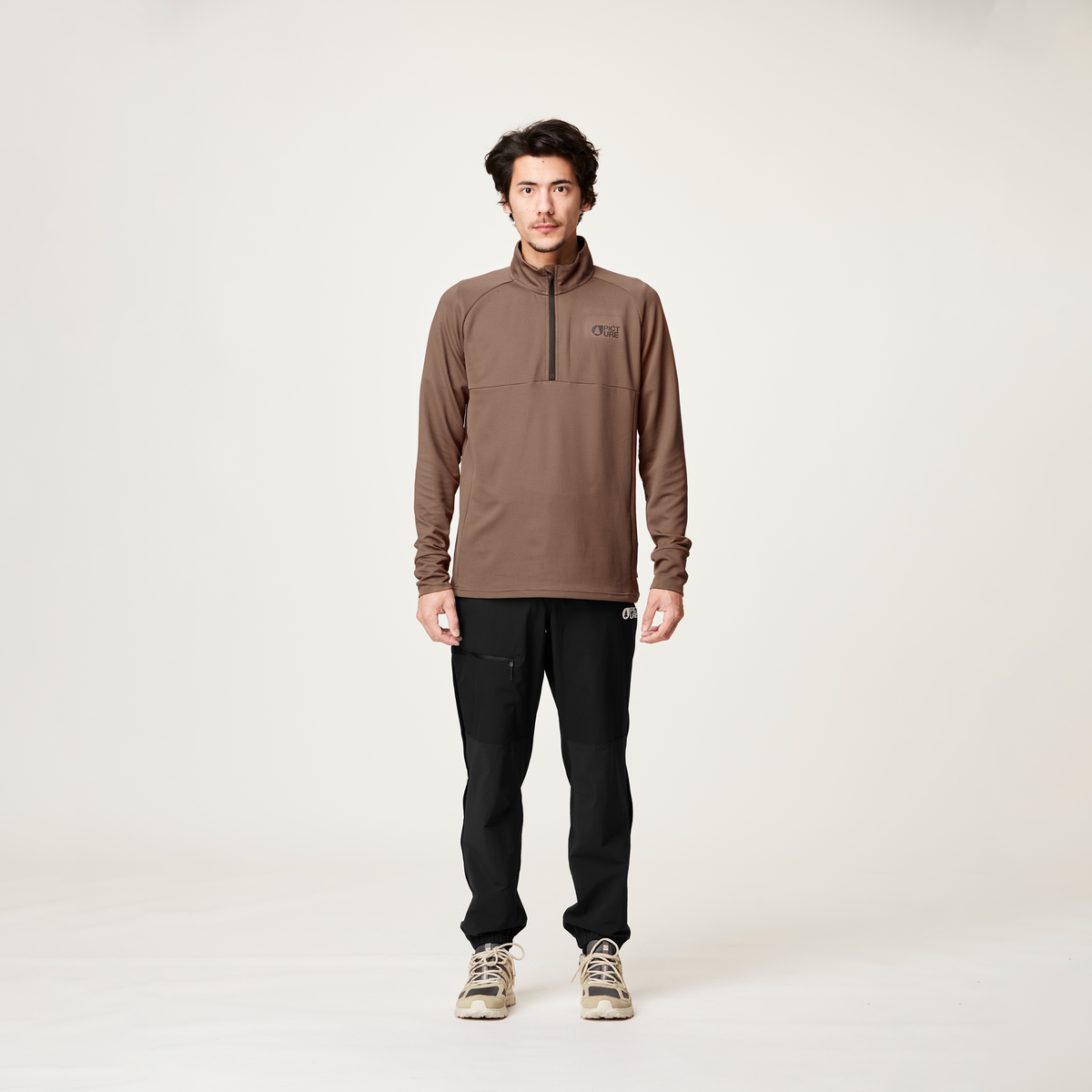 HAUPREK 1/4 TECH FLEECE __color:Acorn#0