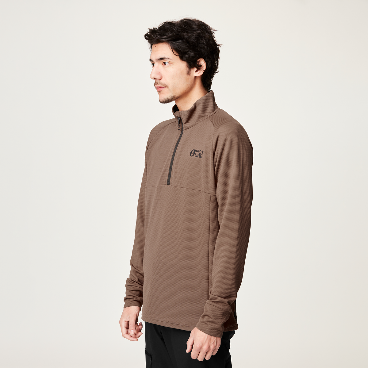 HAUPREK 1/4 TECH FLEECE __color:Acorn#3