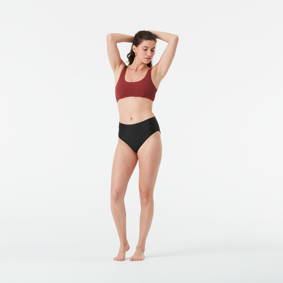 WAHINE BRALETTE TOP __color:Cordovan#15