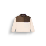 ARCCA W 1/4 FLEECE __color:Vanilla_Cocoa_Chicory#23