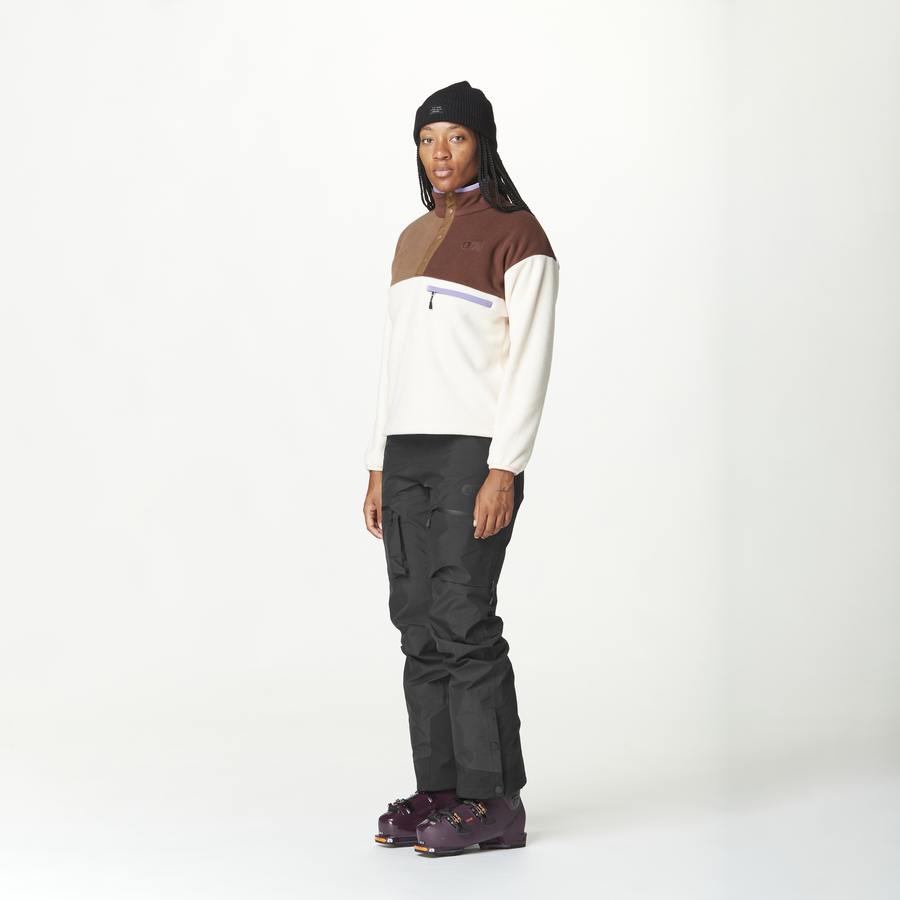 ARCCA W 1/4 FLEECE __color:Vanilla_Cocoa_Chicory#26