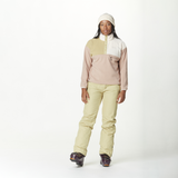 ARCCA W 1/4 FLEECE __color:Roebuck_Hemp_Vanilla#15