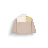 ARCCA W 1/4 FLEECE __color:Roebuck_Hemp_Vanilla#17