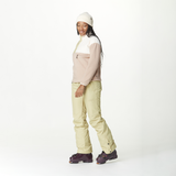 ARCCA W 1/4 FLEECE __color:Roebuck_Hemp_Vanilla#19