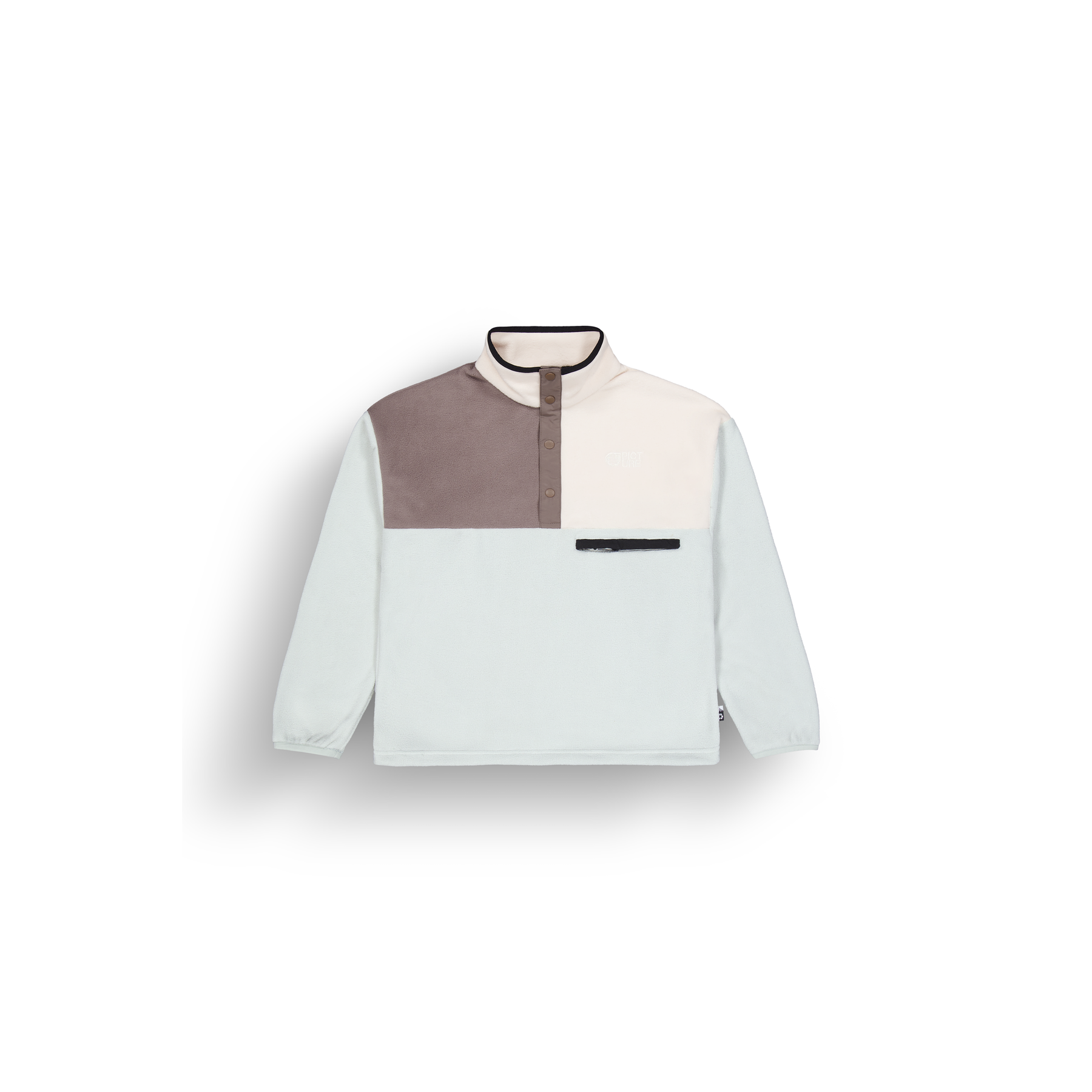 ARCCA W 1/4 FLEECE __color:Pigeon_Deep_Taupe_Vanil#9