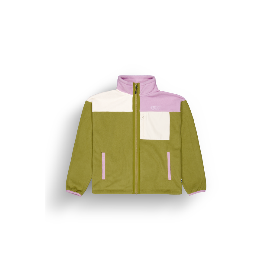 ARCCA W FZ FLEECE __color:Green_Moss_Vanilla_Orch#4