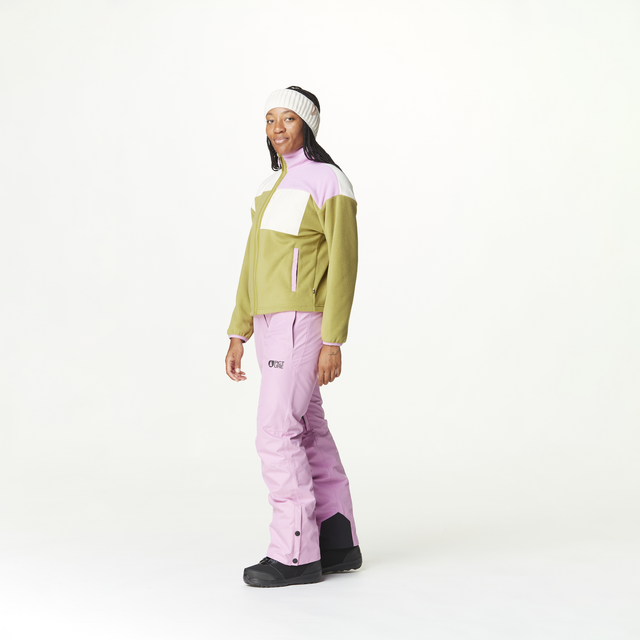 ARCCA W FZ FLEECE __color:Green_Moss_Vanilla_Orch#3