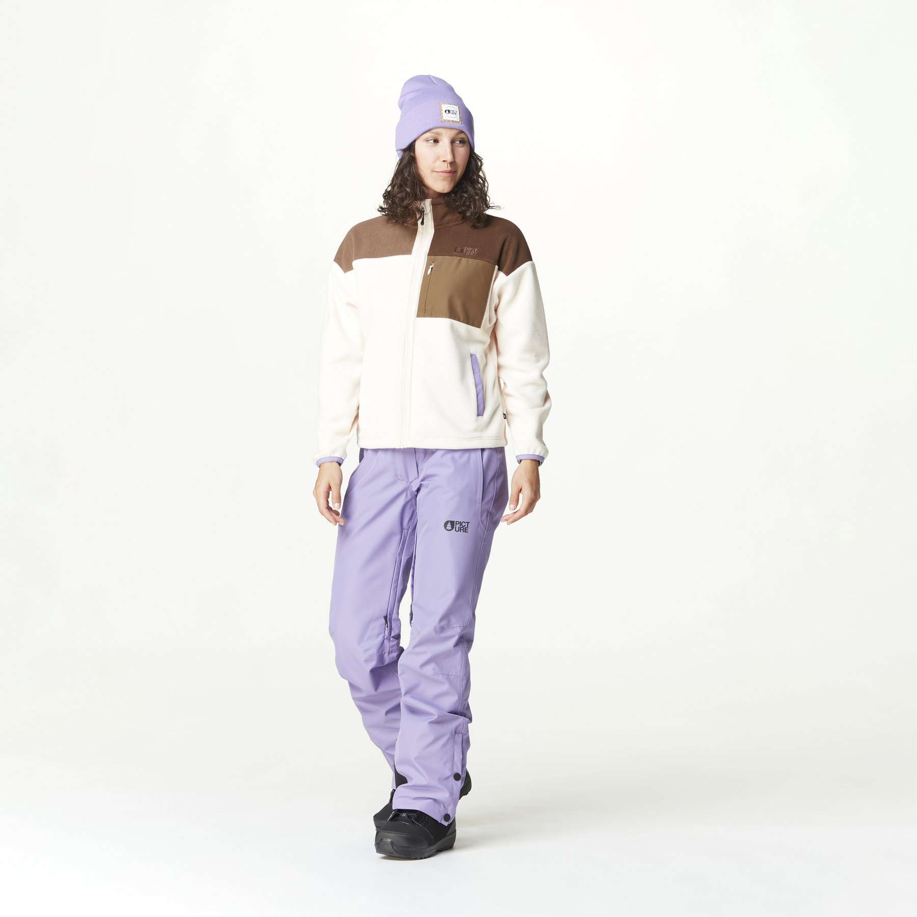 ARCCA W FZ FLEECE __color:Vanilla_Cocoa_Chicory#21