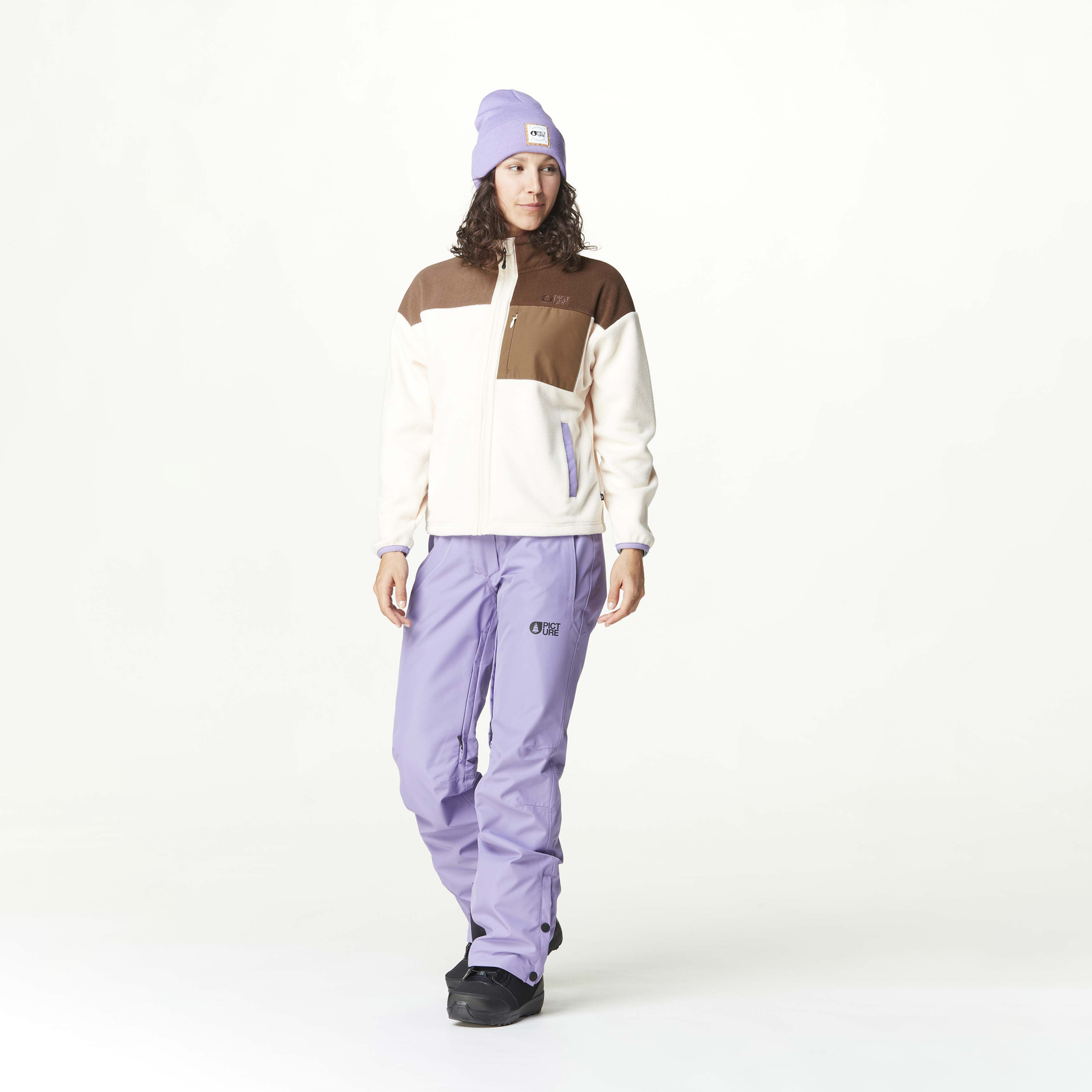 ARCCA W FZ FLEECE __color:Vanilla_Cocoa_Chicory#23