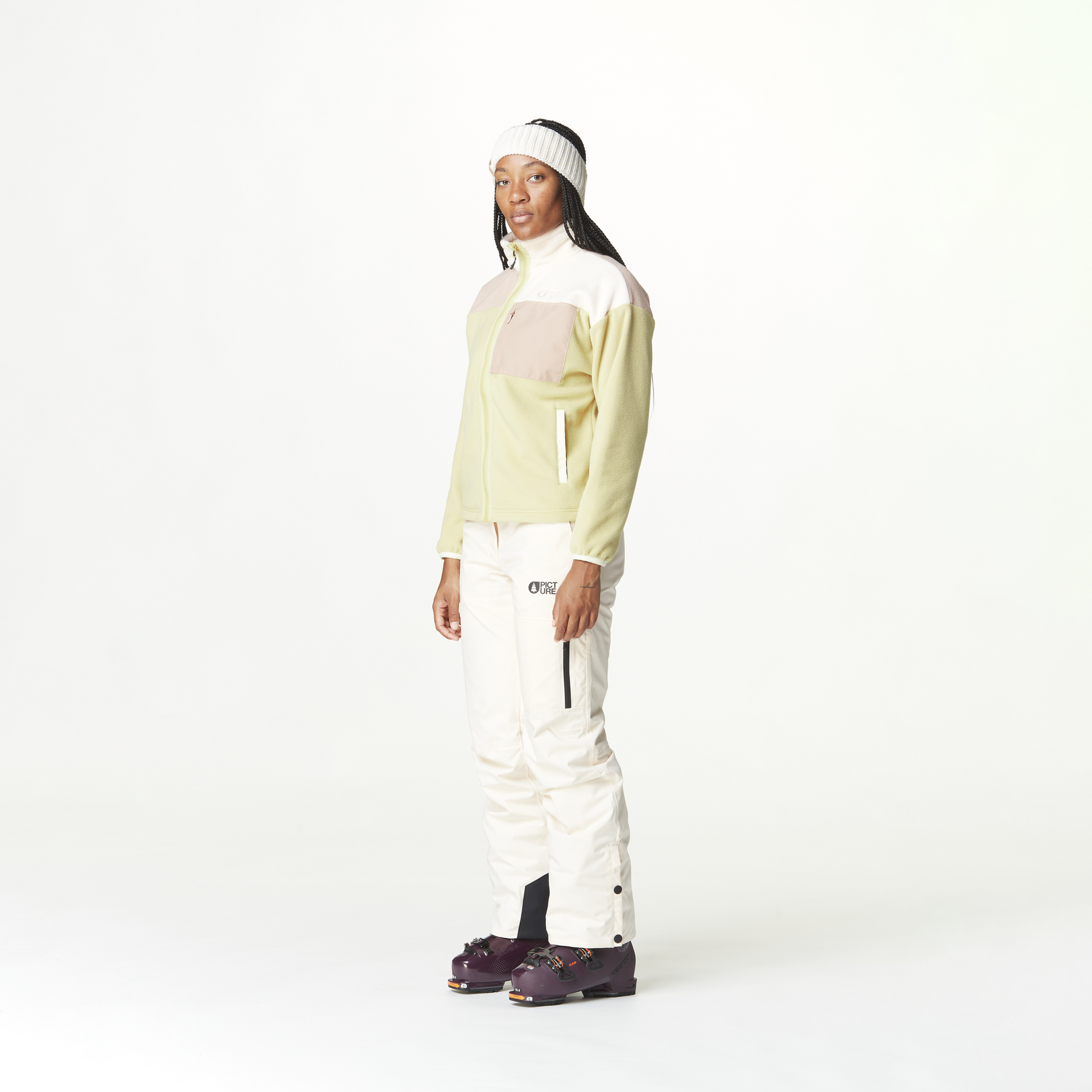 ARCCA W FZ FLEECE __color:Hemp_Roebuck_Vanilla#8